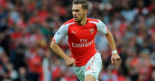 Aaron Ramsey con la camiseta del Arsenal / EFE