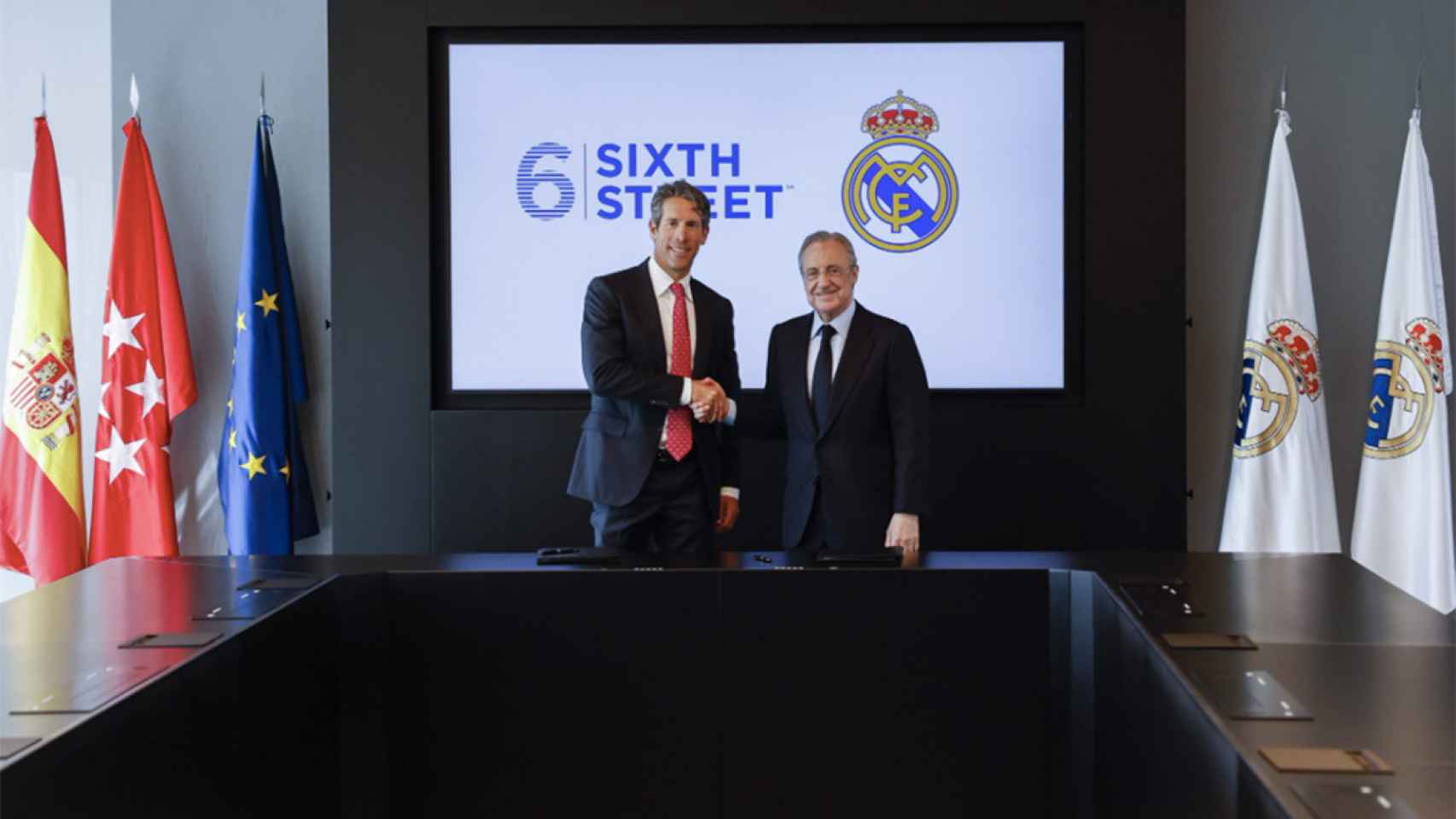 Alan Waxman, tras firmar un acuerdo con el Real Madrid de Florentino Pérez / Sixth Street