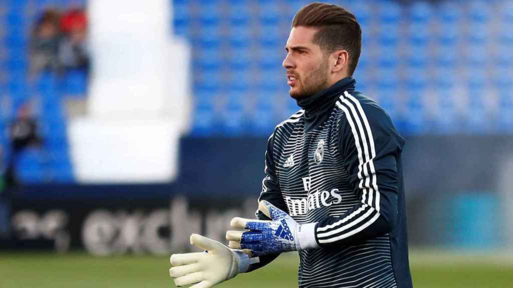 Una foto de Luca Zidane con el Real Madrid / Twitter