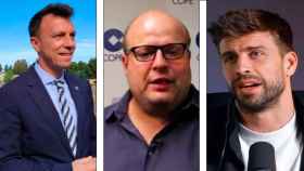 David García (Port Aventura), Salvador Sostres y Gerard Piqué, los tres protagonistas de la última diatriba del controvertido escritor catalán