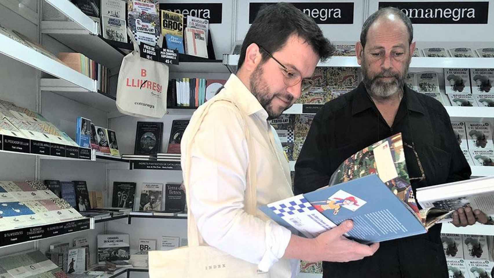 El vicepresidente de la Generalitat Pere Aragonès, en la Setmana del Llibre en Català / EUROPA PRESS