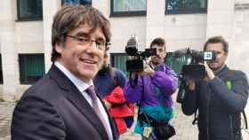 El expresidente Carles Puigdemont, en una comparecencia ante los medios / EFE