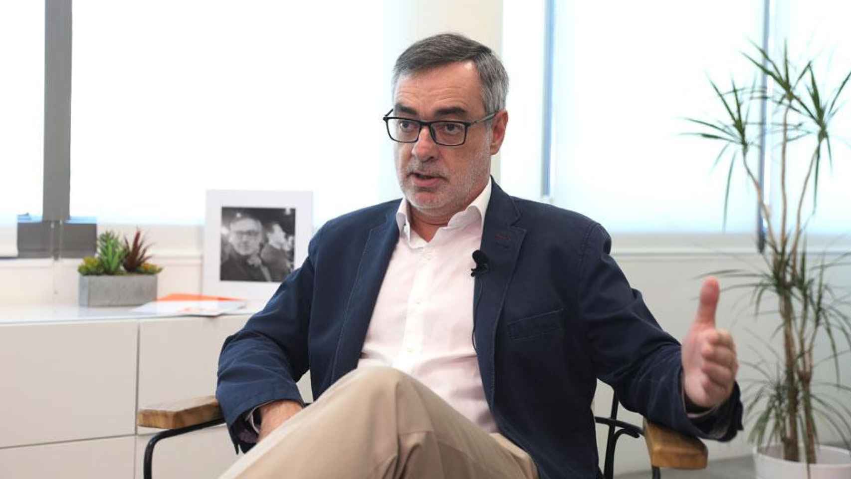 El secretario general de Ciudadanos, José Manuel Villegas, en su despacho / EP