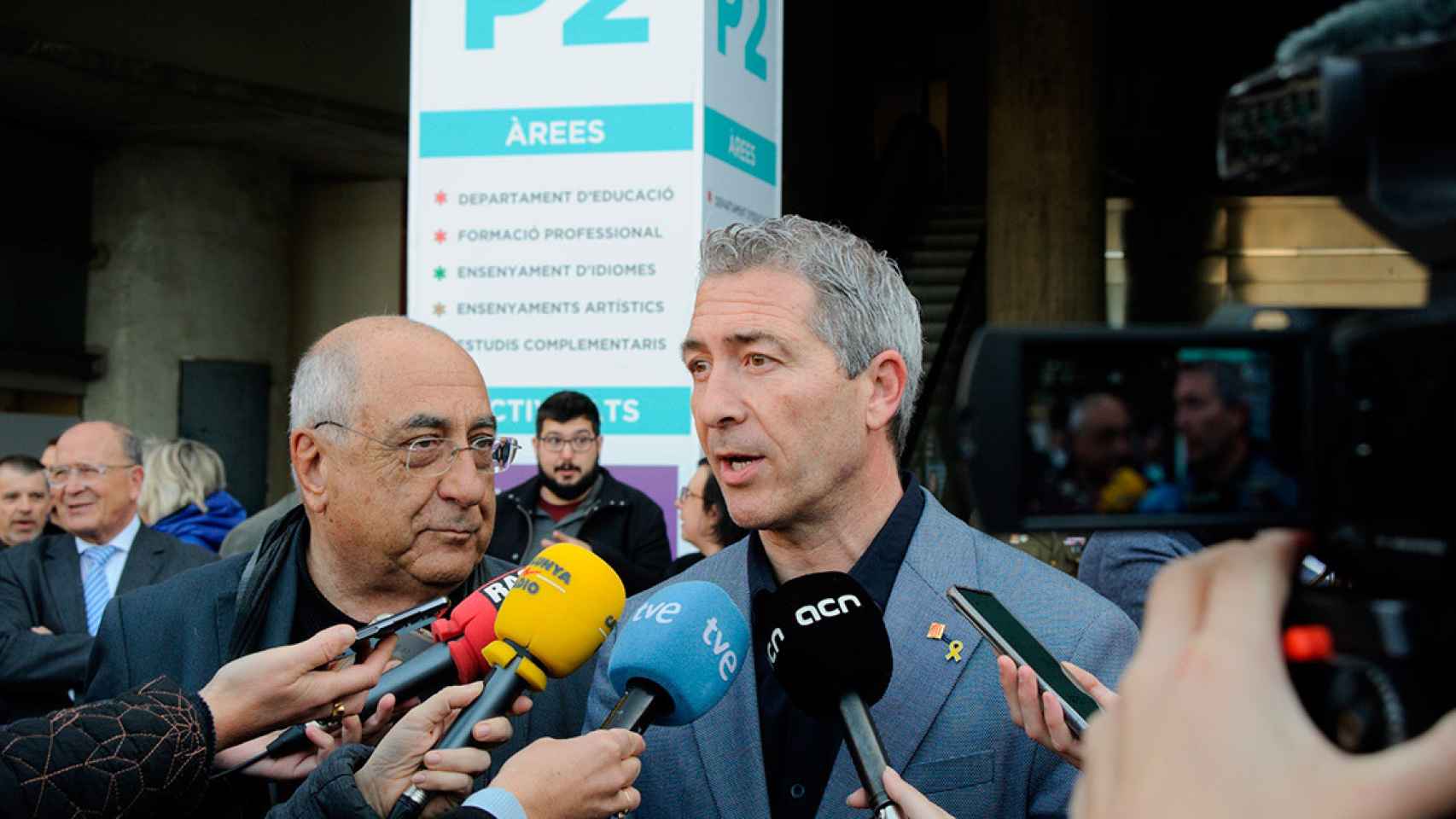 El conseller de Educación de la Generalitat, Josep Gonzàlez-Cambray, en la inauguración del Saló de l'Ensenyament / EUROPA PRESS