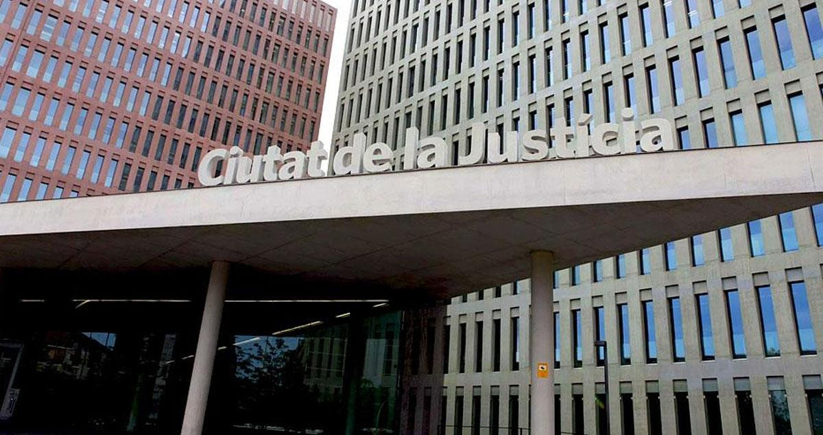 Ciutat de la Justicia, sede de los juzgados donde el aumento de personal no ha ido acompañado de la llegada de mascarillas / EFE