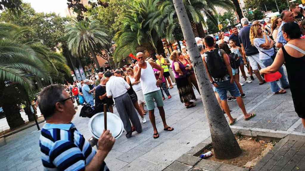 Imagen de la manifestación de vecinos del Besòs por un barrio digno el sábado / CG