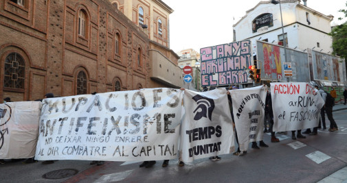 Manifestación desaolojo de okupas de Bonanova / GALA ESPíN