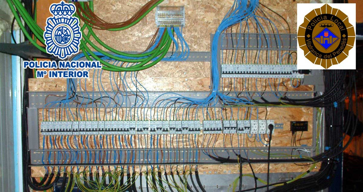 Enganche fraudulento a la corriente eléctrica para el abastecimiento de la plantación / CNP