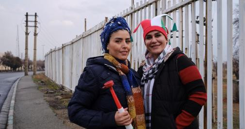 Las iraníes vuelven a los estadios / Efe