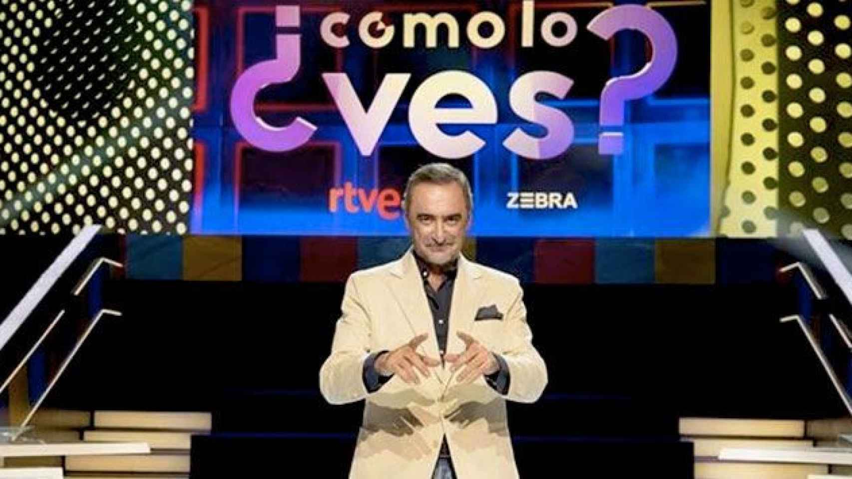 Carlos Herrera en el plató de '¿Cómo lo ves?', que ha sido cancelado apenas un mes después de su estrena / CG