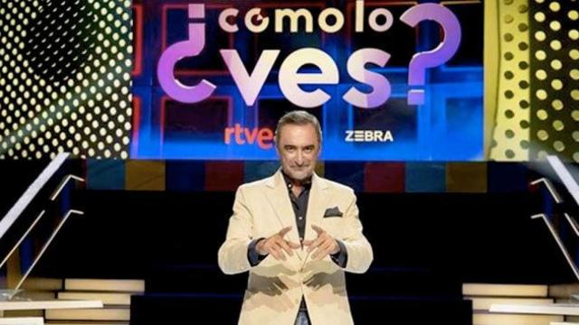 Carlos Herrera en el plató de '¿Cómo lo ves?', que ha sido cancelado apenas un mes después de su estrena / CG