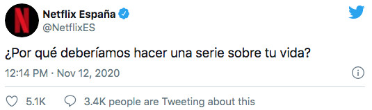 La oferta de Netflix España para una nueva serie / TWITTER