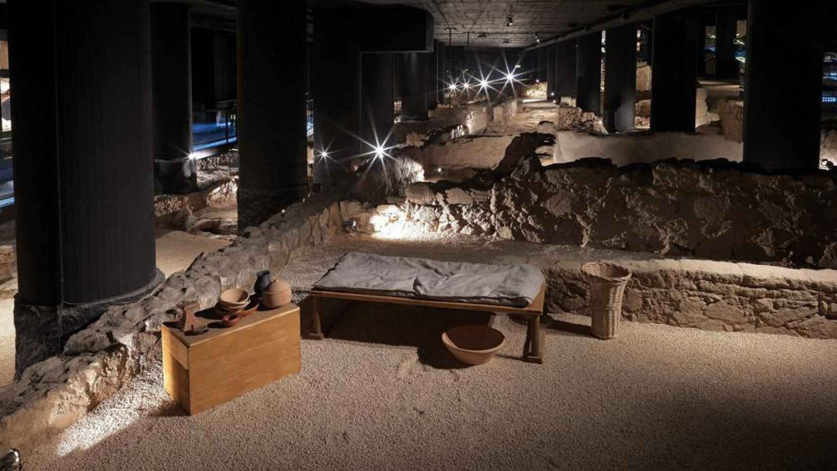 Restos arqueológicos de la antigua ciudad de Baetulo en el Museo de Badalona / VIEMOCIONS