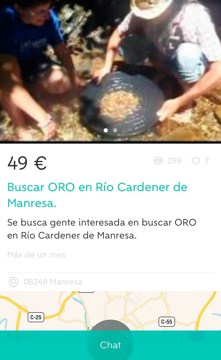 oro manresa rio cardener wallapop