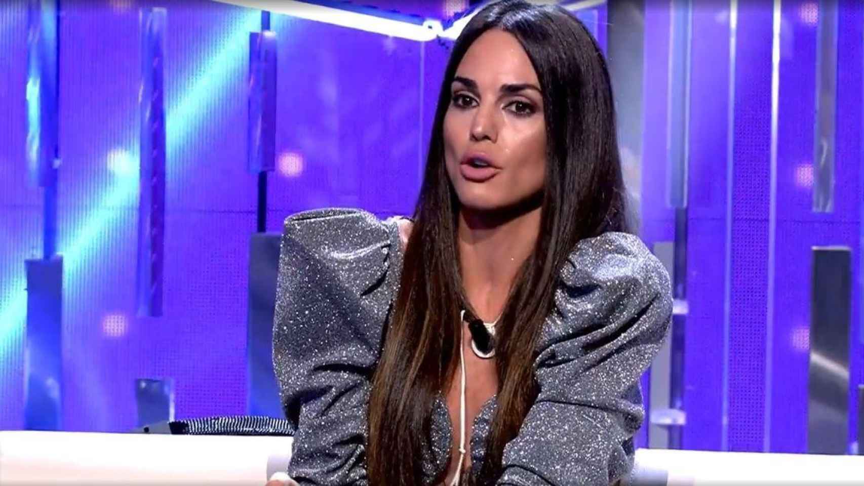 Cynthia Martínez en el plató de 'Secret Story' / MEDIASET