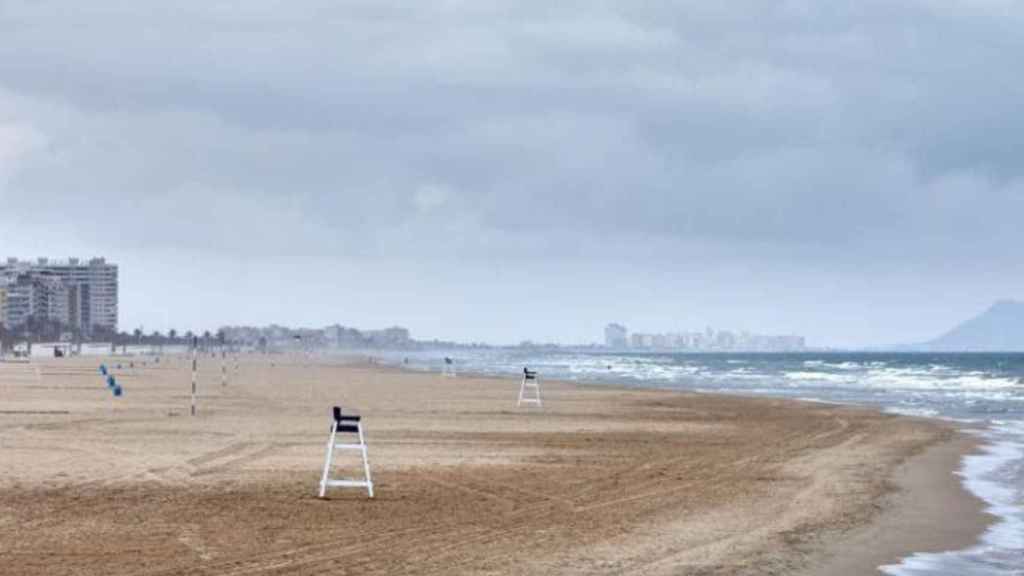 Playa de Gandía, donde se produjo la pelea mortal / EFE