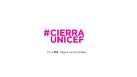 El 'hashtag' de la campaña #cierraunicef