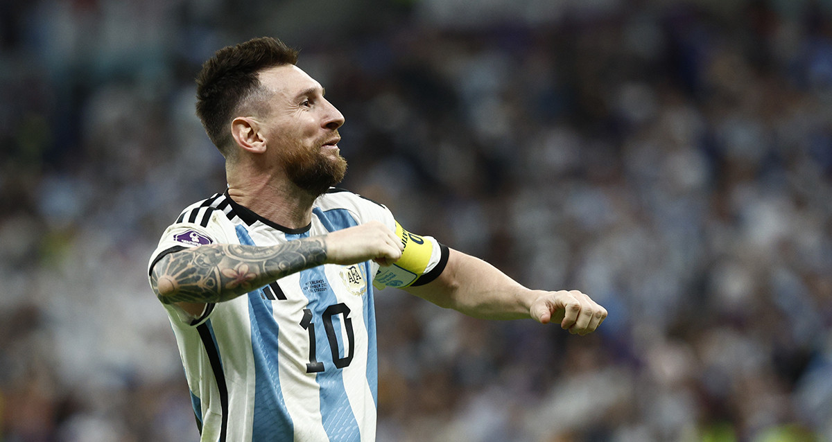 La brutal euforia de Messi, tras ganar los cuartos de final del Mundial contra Países Bajos / EFE