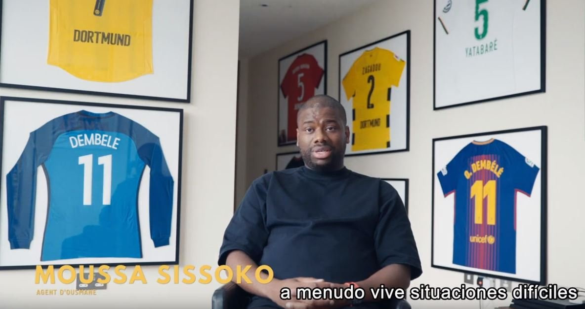 Moussa Sissoko, agente de Dembelé, en el documental 'Ousmane'