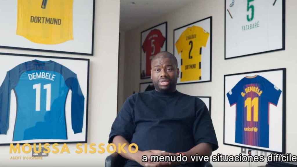 Moussa Sissoko, agente de Dembelé, en el documental 'Ousmane'