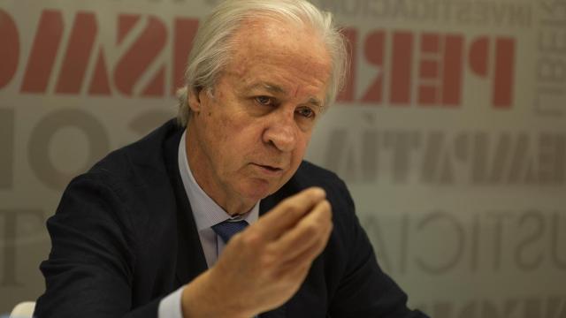 Tusquets durante la entrevista en 'Crónica Global'