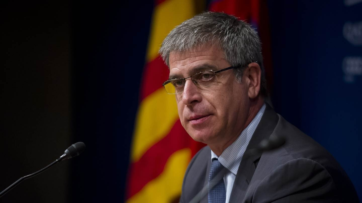 Jordi Mestre en un acto del Barça / EFE