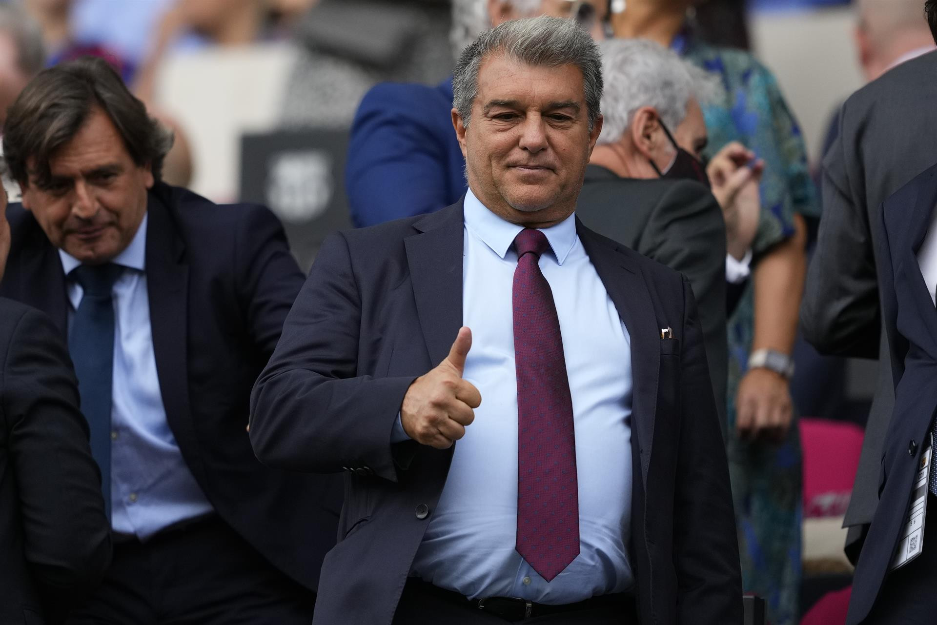 Joan Laporta, presidente del FC Barcelona / EFE