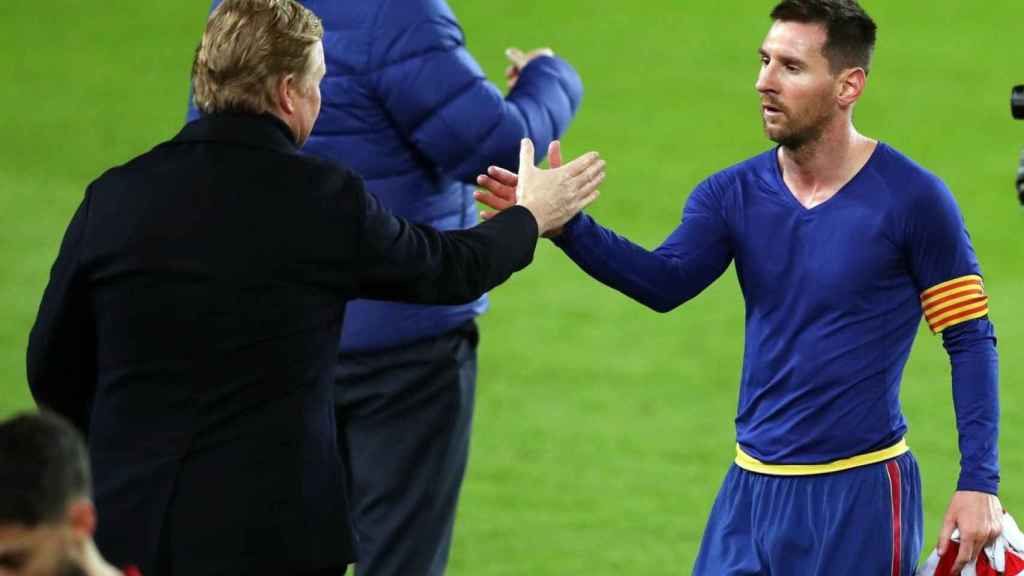 Koeman: El Barça con Messi tiene mucho más futuro que sin él / FC BARCELONA