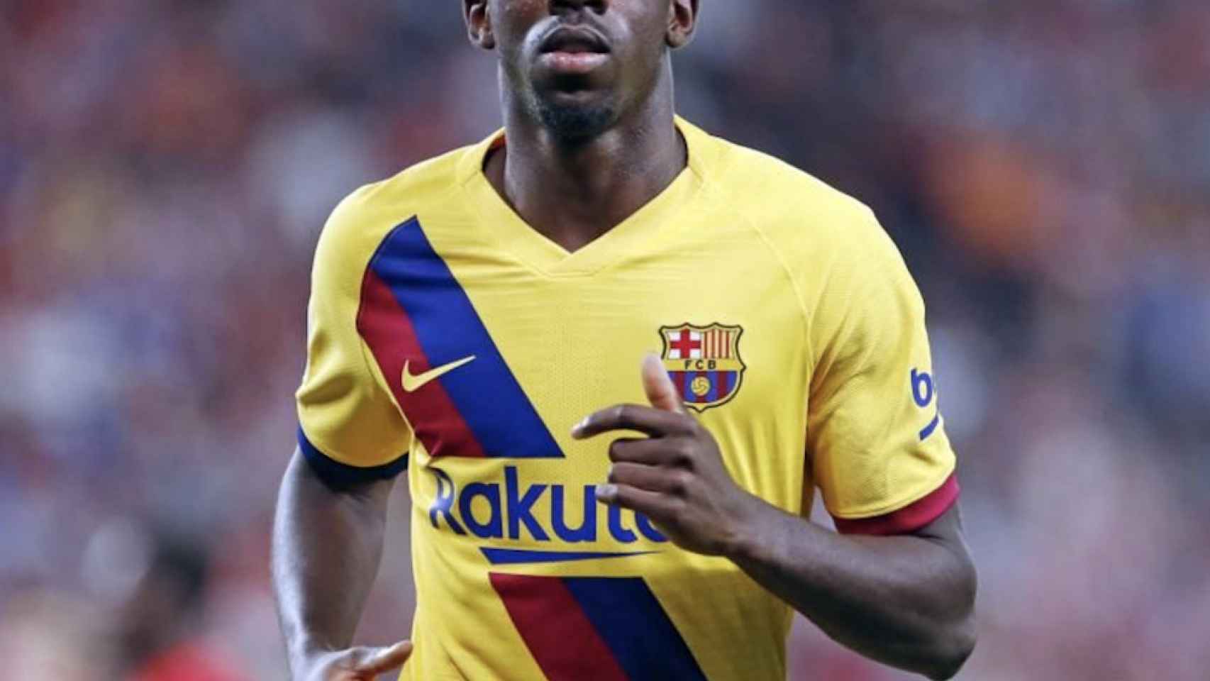 Una foto de Ousmané Dembelé durante el partido ante el Athletic Club / FCB