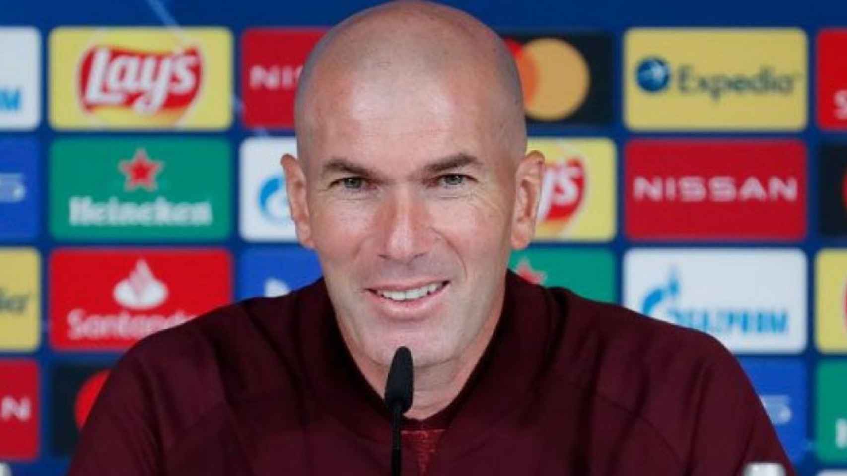 Zidane, en una rueda de prensa del Madrid | EFE