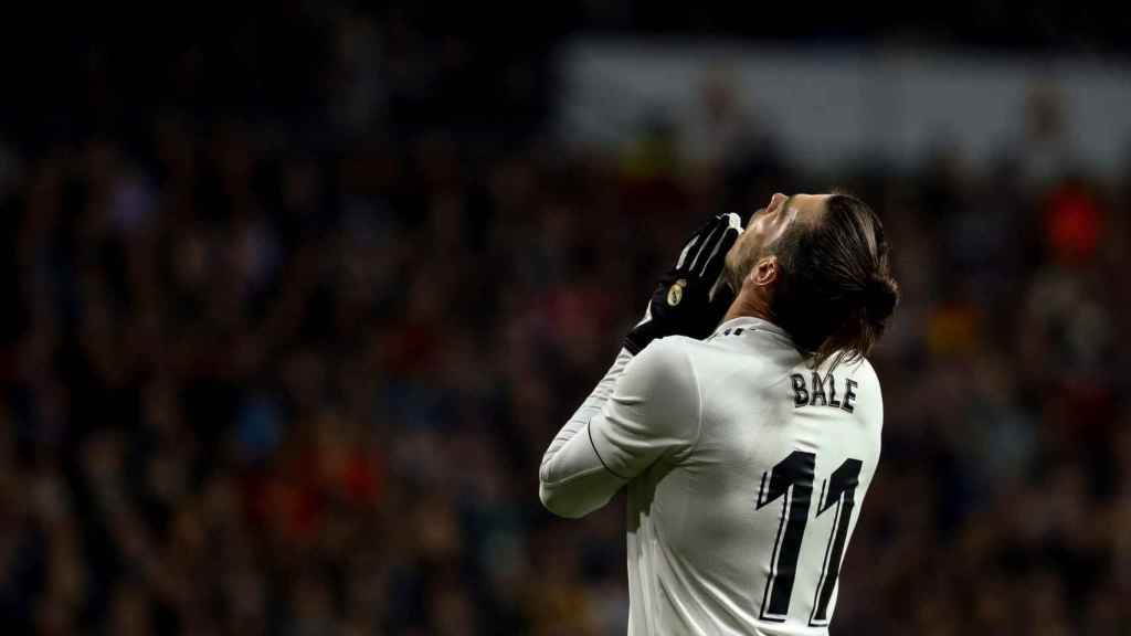 Gareth Bale se lamenta de una ocasión / EFE