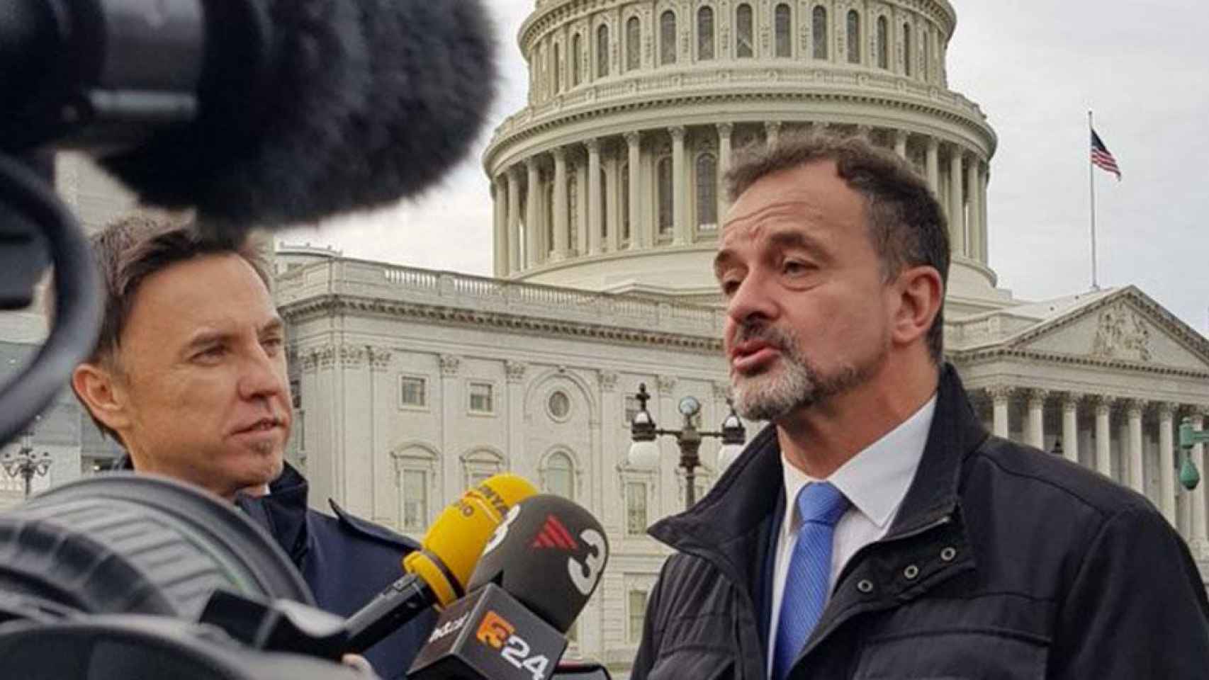 El consejero de Acción Exterior, Alfred Bosch, en Washington, buscando apoyos como el de Rusia / GENCAT