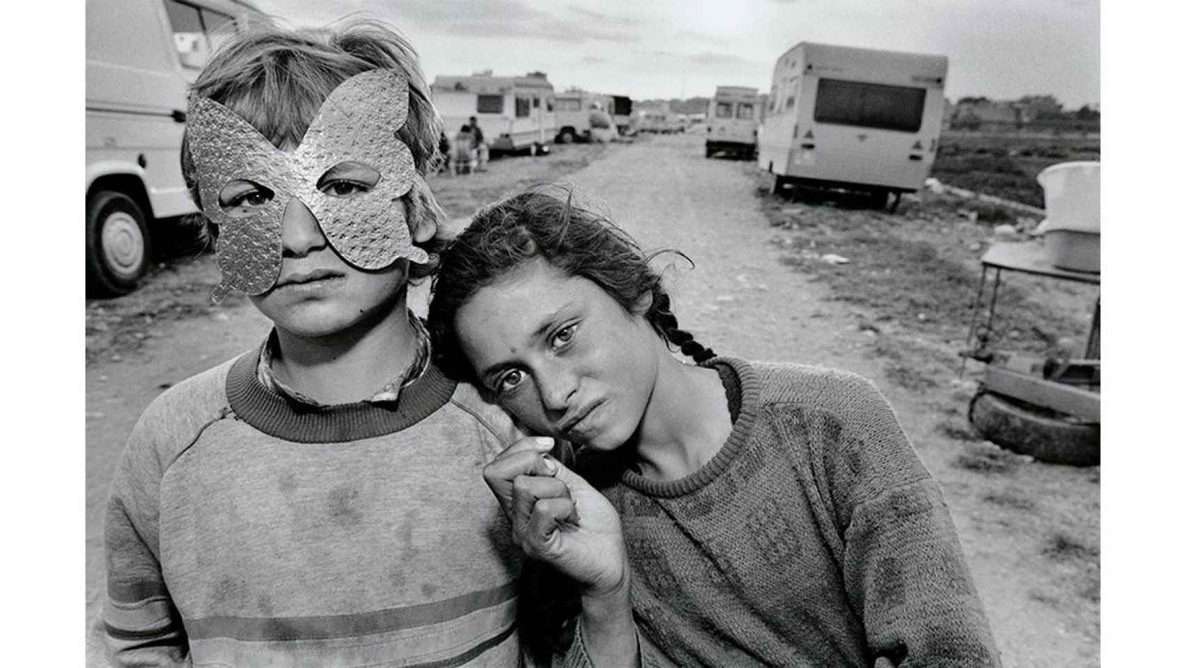 Campamento gitano en Barcelona / MARY ELLEN MARK