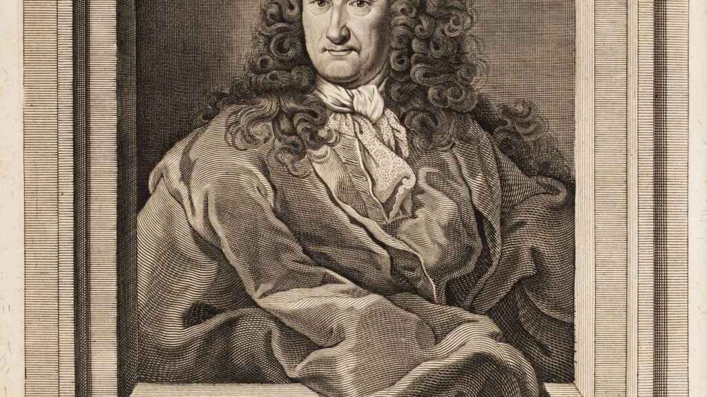 Retrato de Gottfried Wilhelm Leibniz (1768) / PIERRE SAVART