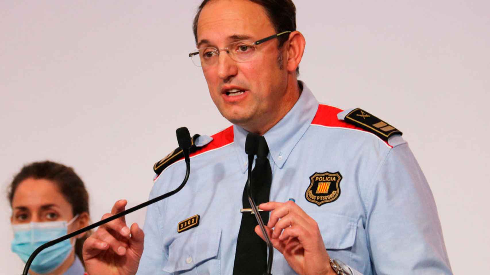 Josep Maria Estela, comisario jefe de los Mossos d'Esquadra, en una comparecencia anterior / CG