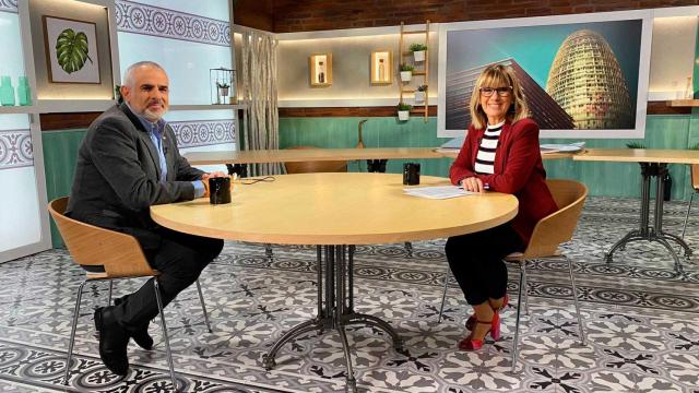 Carlos Carrizosa en una entrevista con Gemma Nierga / CAFÈ D'IDEES