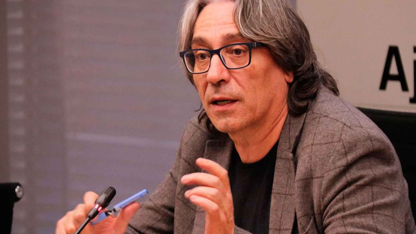 Xavier Marcé, concejal de Turismo de Barcelona, en una comparecencia anterior / CG