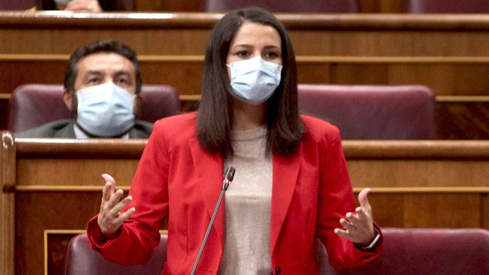 La líder de Ciudadanos, Inés Arrimadas, en el Congreso de los Diputados / EP