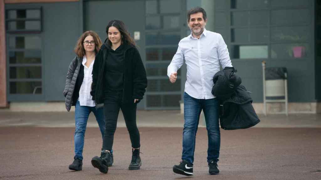 El expresidente de la ANC y secretario general de Junts per Catalunya, Jordi Sànchez, en una de sus salidas de Lledoners / EP