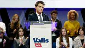 El candidato a la alcaldía de Barcelona y exprimer ministro francés, Manuel Valls, en la presentación de su campaña / EFE