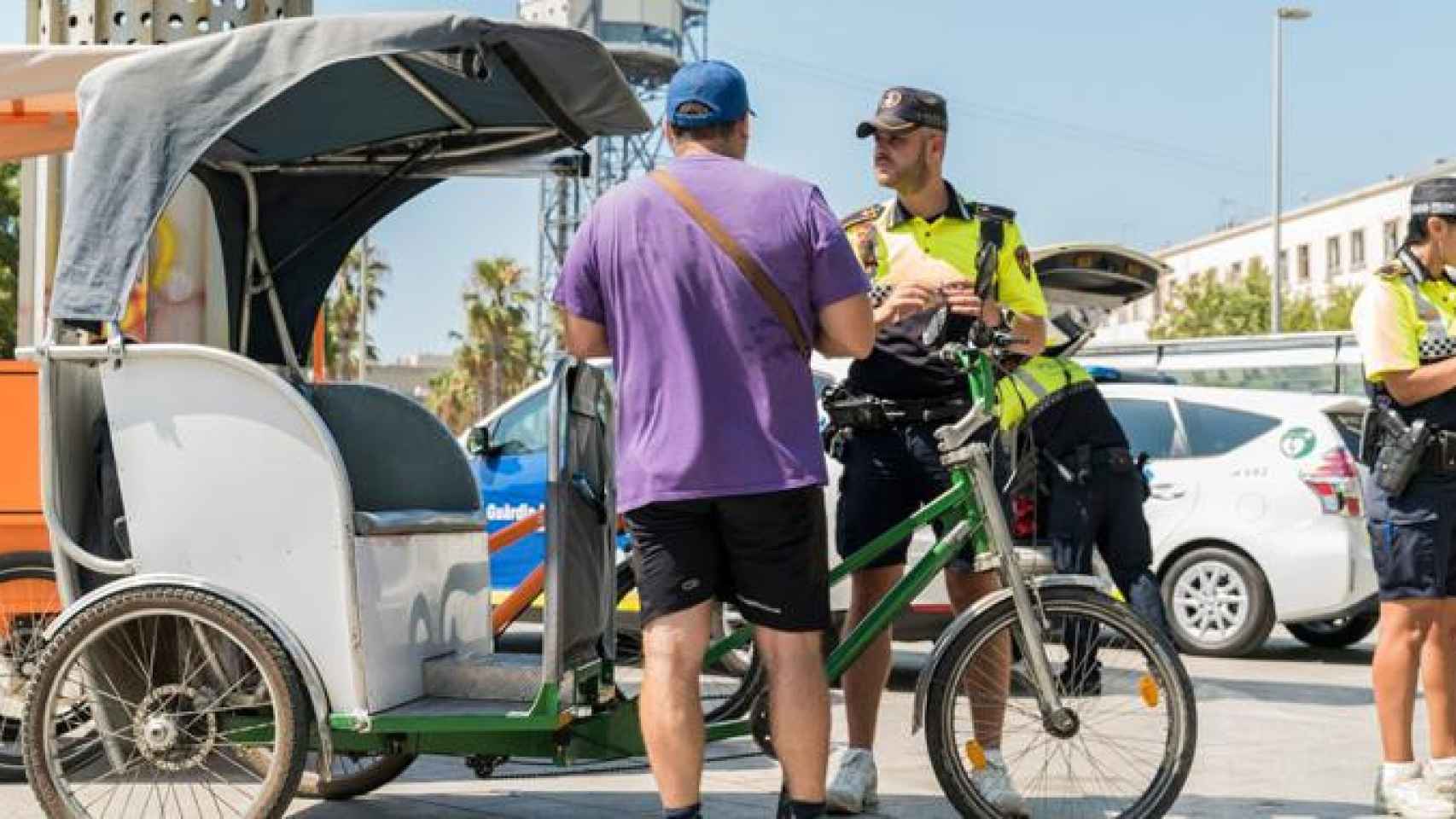 Imagen un 'trixie' turístico en el centro de Barcelona / CG