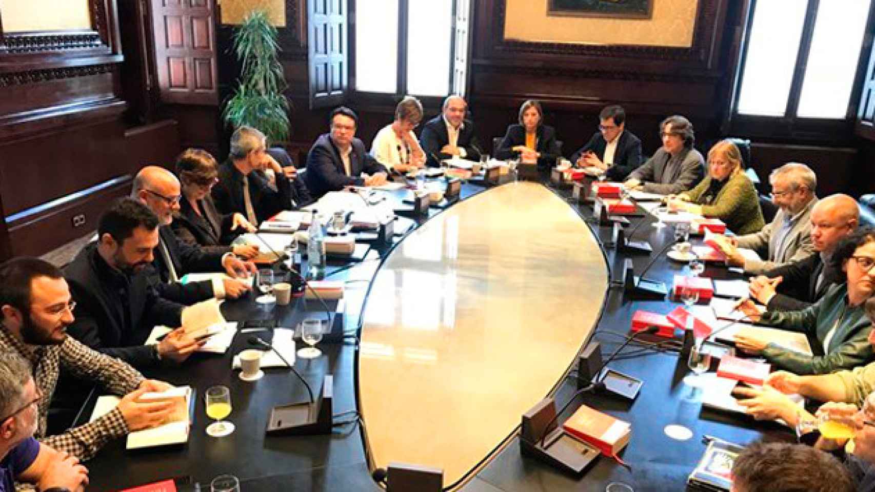 Reunión de la junta de portavoces del Parlament / EP