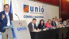 El secretario general de UDC, Ramon Espadaler, en un Consejo Nacional del partido