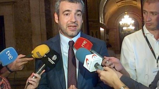 El portavoz del PSC en el Parlamento autonómico, Maurici Lucena