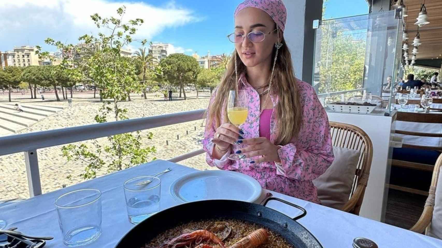 La cantante, presentadora e influencer rusa Olga Buzova en Barcelona / INSTAGRAM