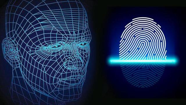 Un ejemplo del sistema de reconocimiento facial y dactilar