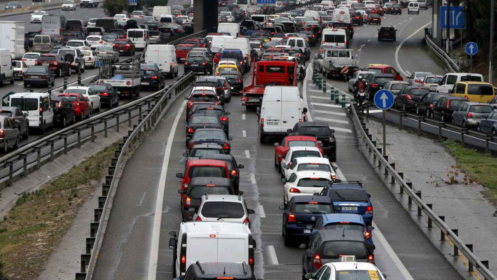 Tráfico en una carretera