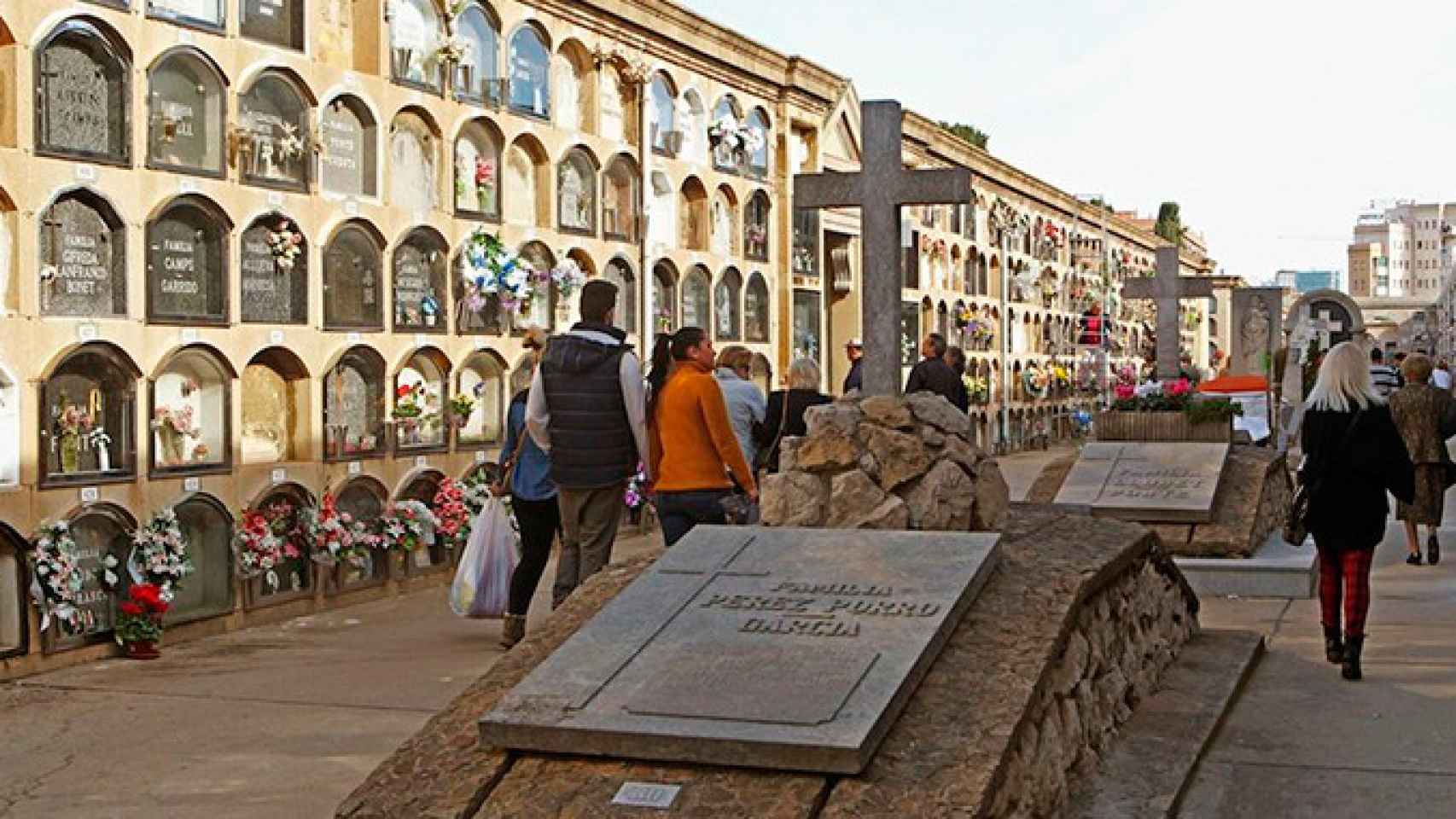 El cementerio del barrio de Poblenou de Barcelona / EFE