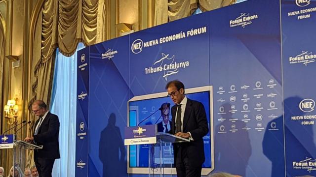 Pau Relat participa en desayuno informativo organizado por Fòrum Europa-Tribuna Catalunya / CG (Aleix Mercader)