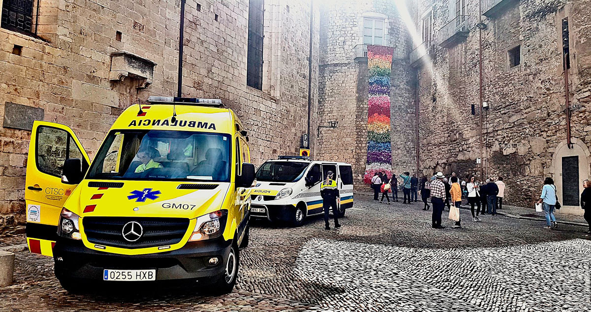 Imagen de una ambulancia del Consorci de Transport